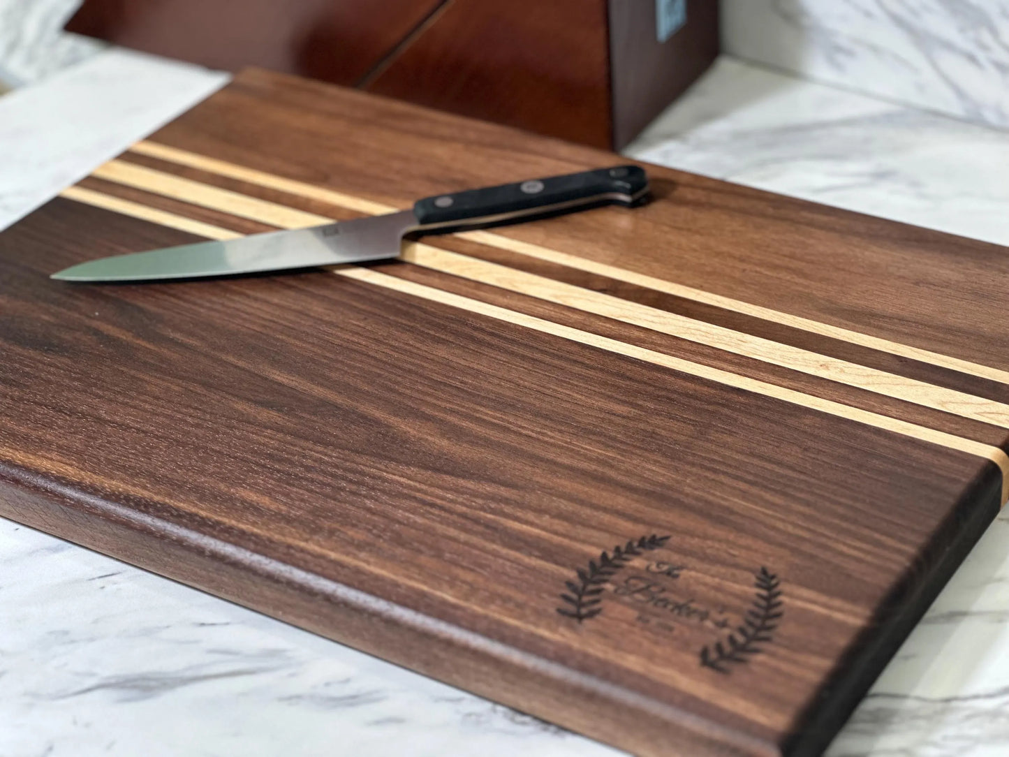 Personalized Walnut Cutting Board