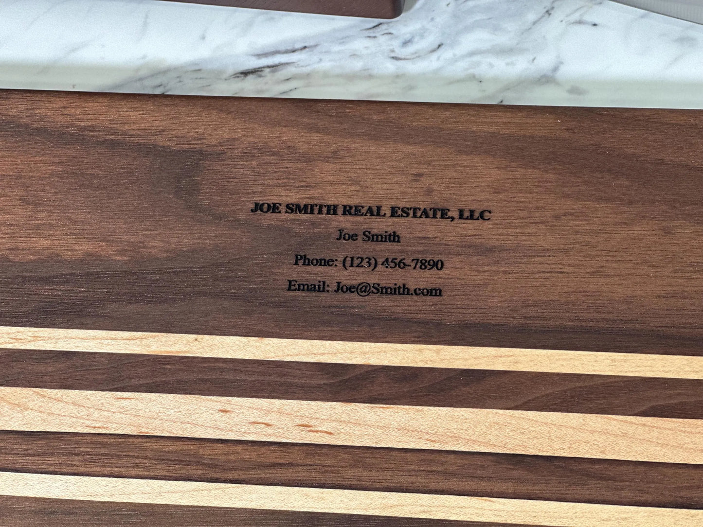 Personalized Walnut Cutting Board